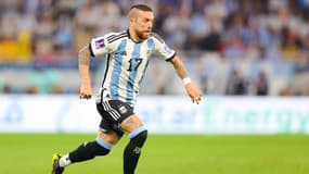 Papu Gomez avec l'Argentine lors de la Coupe du monde 2022.