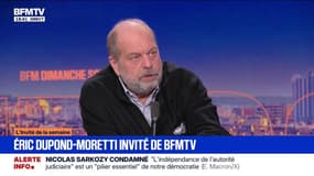 CNews "est une chaîne d'extrême droite", assure Éric Dupond-Moretti