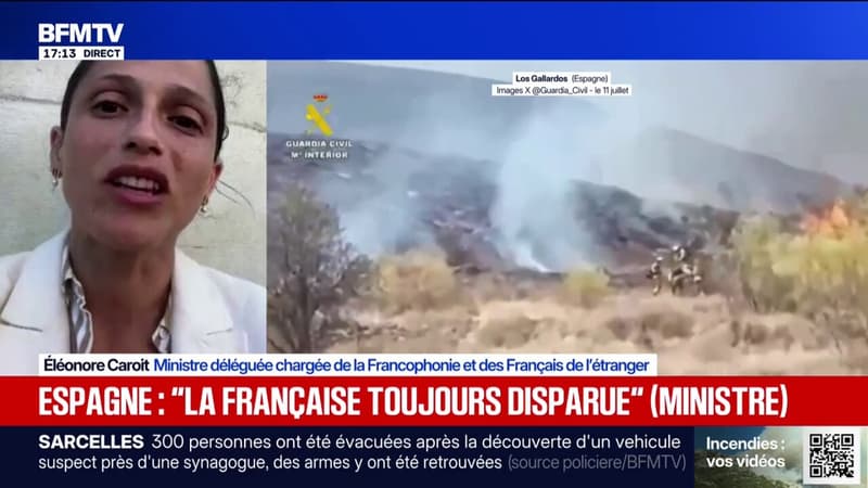Incendie en Espagne: "Des corps ont été trouvés, ils sont en train d'être identifiés", explique Éléonore Caroit, ministre déléguée chargée de la Francophonie et des Français de l'étranger