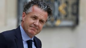 Le ministre français de la Transition écologique et de la Cohésion des territoires, Christophe Bechu, au Palais de l'Élysée, le 13 septembre 2023