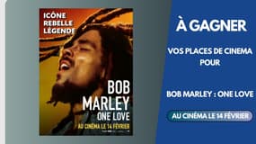 A GAGNER : VOS PLACES DE CINEMA POUR LE FILM "BOB MARLEY : ONE LOVE".