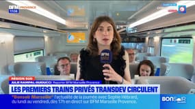 Les premiers trains privés Transdev circulent 
