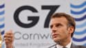 Emmanuel Macron le 13 juin 2021 au sommet du G7 à Carbis Bay