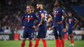 Antoine Griezmann, Karim Benzema et Paul Pogba