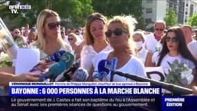 "La justice va aider à venger mon époux." La colère de la femme du chauffeur de bus agressé à Bayonne lors de la marche blanche 