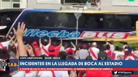le bus de Boca attaqué