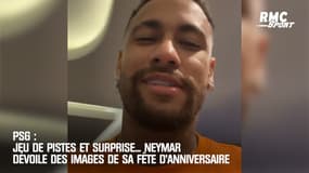 PSG : Jeu de pistes et surprise... Neymar dévoile des images de sa fête d'anniversaire