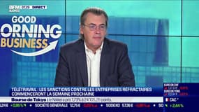 "Dans beaucoup de boîtes, on essaie de survivre" explique le vice-président de l'ANDRH, pour justifier les réticences de certaines entreprises vis-à-vis du télétravail à 100% 