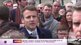 Pouvoir d'achat, Europe, Poutine... Macron continue de viser et tacler Le Pen