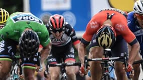 Sagan et Colbrelli en plein sprint