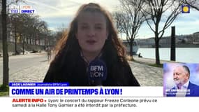 Lyon: les températures anormalement élevées en ce mois de février