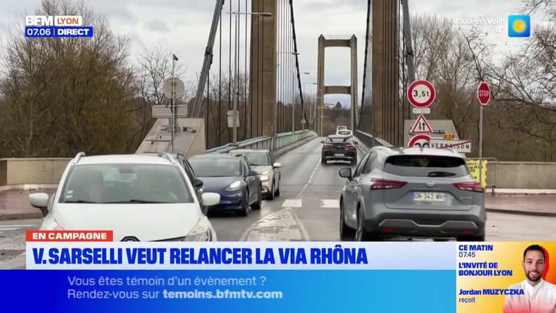 Véronique Sarselli, candidate Grand Coeur Lyonnais à la Métropole de Lyon, veut relancer la ViaRhôna