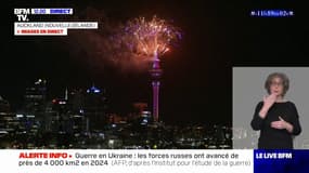 Réveillon: la Nouvelle-Zélande célèbre 2025 à Auckland 