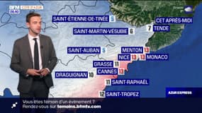 Un temps nuageux ce lundi, jusqu'à 13°C à Nice