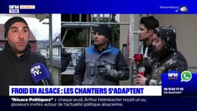 Alsace: les chantiers doivent s'adapter au retour du froid