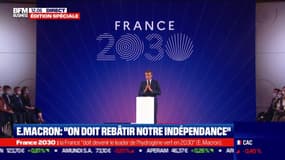 Emmanuel Macron: "Je ne suis pas en train de vous parler d'un rêve impossible si on s'en donne les moyens" (France 2030)