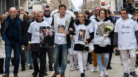 Le père de Kevin avait organisé une marche blanche mi-mars en hommage aux deux victimes.
