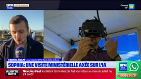 Sophia Antipolis: le ministre de l'Économie Antoine Armand en visite sur le thème de l'IA