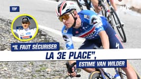Tour de France (E17) : “Il faut sécuriser la 3e place”, estime Van Wilder