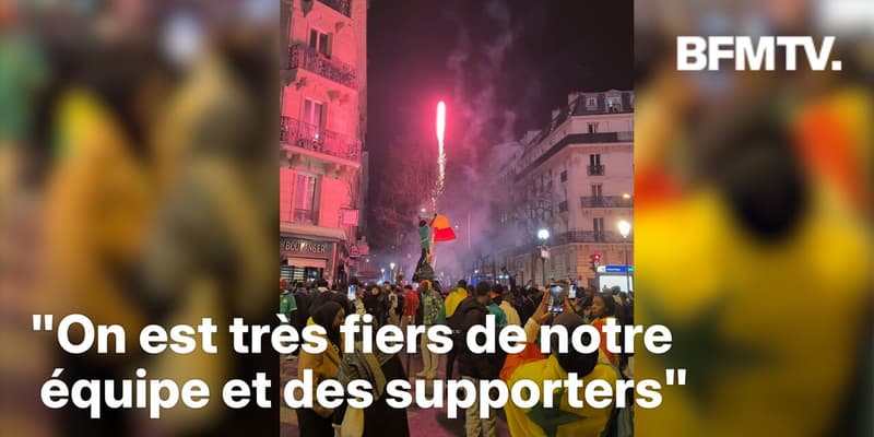 CAN: les supporters du Sénégal ont célébré la victoire de leur équipe dans les rues de Paris