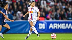 Delphine Cascarino lors de PSG-OL