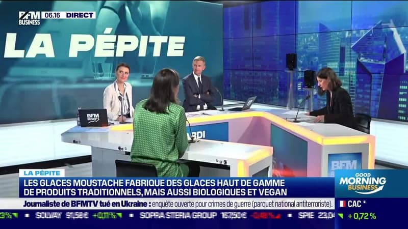 La pépite : Les Glaces Moustache se développent aujourd'hui à travers un réseau d'une trentaine de franchisés en France, par Lorraine Goumot - 31/05