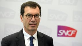 Le PDG de la SNCF, Jean-Pierre Farandou, le 28 février 2020 à Paris
