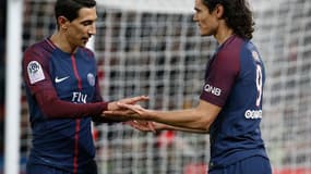 Angel Di Maria et Edinson Cavani  - AFP