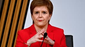 La Première ministre écossaise Nicola Sturgeon, à Edimbourg, le 3 mars 2021  