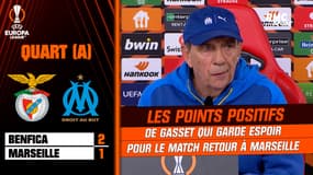 Benfica 2-1 OM : "Les 30 dernières minutes et le but nous laissent beaucoup d'espoir", estime Gasset