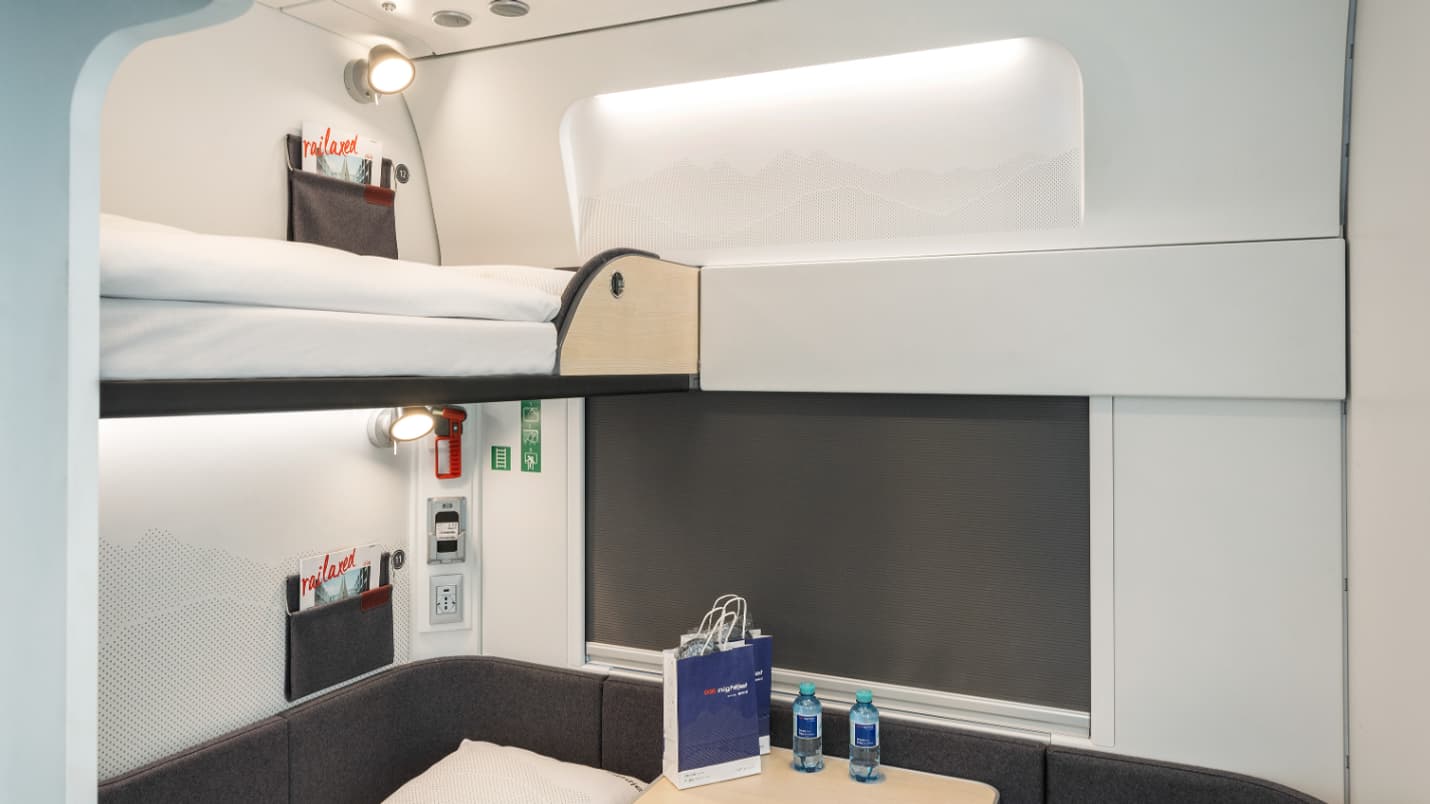 Voiture couchettes 2 lits des NightJet d'ÖBB Voiture couchettes 2 lits des NightJet d'ÖBB