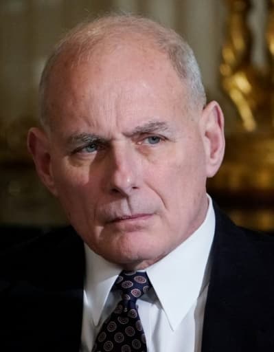 John Kelly photographié à la Maison Blanche le 12 février 2018 John Kelly photographié à la Maison Blanche le 12 février 2018