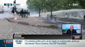 #BlackBlocks "Ce sont des gens qui viennent pour casser du flic (...) il faut mater cette voyoucratie !" estime @RoccoContento, responsable à Paris du syndicat Unité SGP Police FO 