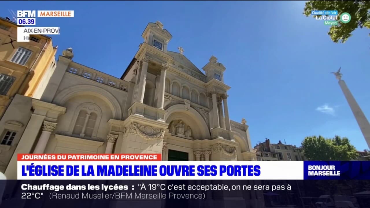 Aix-en-Provence: l'église de la Madeleine rouvre ses portes pour les