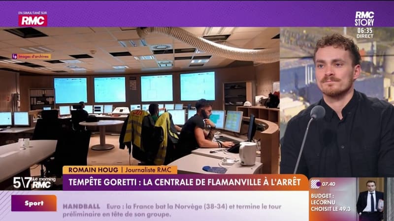 Tempête Goretti : la centrale de Flamanville à l'arrêt