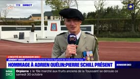 Cérémonie d'hommage au soldat Adrien Quélin: pour Jérémy West, lieutenant-colonel du 4e régiment de chasseurs de Gap, c'est "une étape importante"