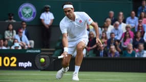 Roger Federer à Wimbledon en 2021.