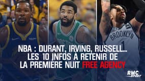 NBA : Durant, Irving, Russell... Les 10 infos à retenir de la première nuit free agency
