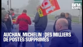  Auchan, Michelin : des milliers de postes supprimés  