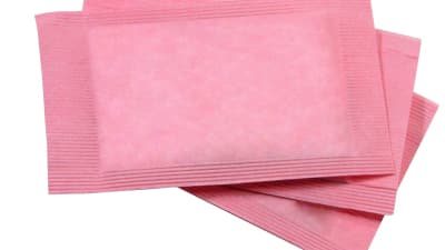 Des sachets d'aspartame
