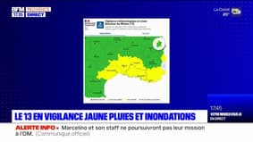 Bouches-du-Rhône: le département placé en vigilance jaune pluies et innondations