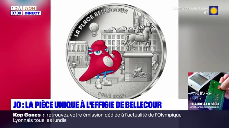 Jeux de Paris 2024: une pièce à l'effigie de la place Bellecour (1/1)
