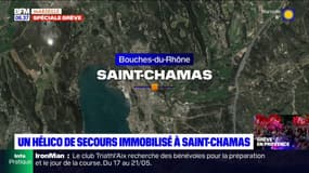 Bouches-du-Rhône: un hélicoptère de secours immobilisé à Saint-Chamas après un accident