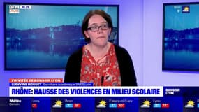 Ludivine Rosset, secrétaire du SNES Lyon, invitée de Bonsoir Lyon
