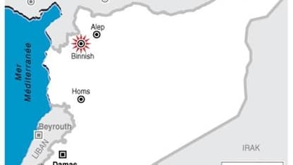 L'ARMÉE SYRIENNE PÉNÈTRE DANS LA VILLE DE BINNICH, PRÈS DE LA FRONTIÈRE TURQUE