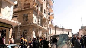 L'explosion d'une voiture piégée a fait au moins deux morts dimanche à Alep, la deuxième ville de Syrie, au lendemain d'un double attentat qui a tué 27 personnes à Damas, où une manifestation anti-gouvernementale a été dispersée par la police. /Photo pris