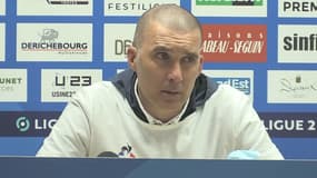 Laurent Batlles après la montée de Troyes en Ligue 1, le 8 mai 2021.