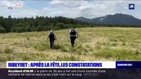 Buëch: après la rave-party à Ribeyret ce week-end, l'heure est aux constatations