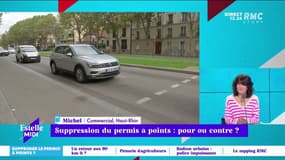 Michel, auditeur RMC donne son avis sur la proposition de suppression du permis à points : "Je suis pour la sévérité sur la route." 