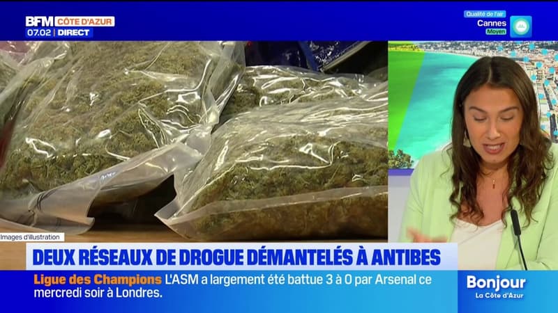 Antibes: deux réseaux de drogue démantelés, sept personnes interpellées